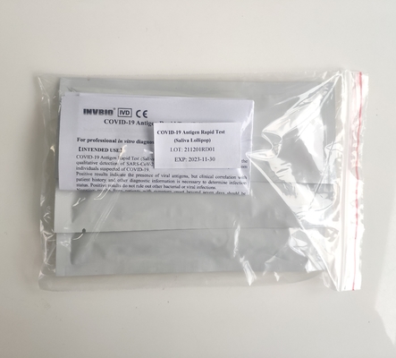 Antigen-Selbsttestspeichel-Mundlutscher Siegelbeutel des E-Zeichen-Covid-19