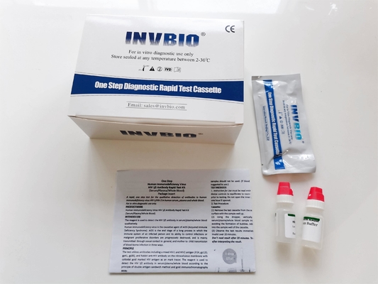 Ein Schritt Anti-HIV 1 2 schneller Test-Ausrüstungs-Augenblick Soem Hiv