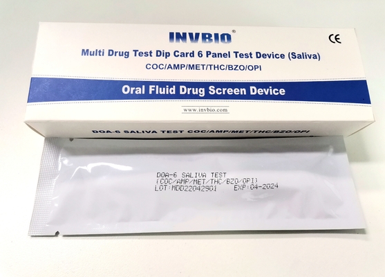 Drogenmissbrauch-Test Kit Oral Confirm Premium Saliva der Platten-50ng/ml 6