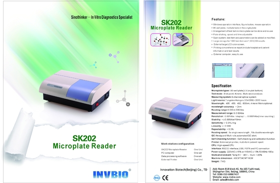 Invbio Elisa Microplate Washer With 96 wohle Elisa Plate Reader For Lab