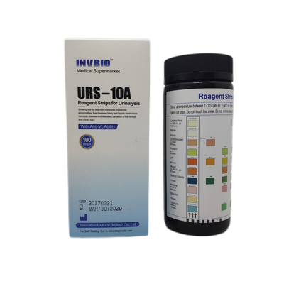 Zu Hause in Labortests Urinstreifenflasche 10 Parameter 100 Stk