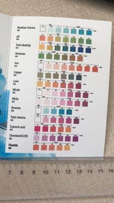 Hohe 95,6% Empfindlichkeits-Trinkwasser-Qualitätsprüfung Kit Detect Ph Hardness Chlorine