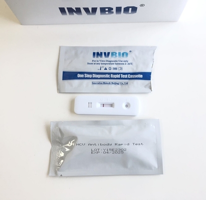 Invbio Speichel-Schnelltest Hep C-Antikörperspiegel Hcv-Screening-Kassette