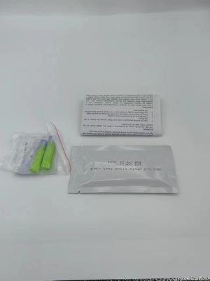 Schneller vertikaler Fluss unterstützt einen Test 2 Kit At Home Quick Detection Schritt Hiv 1