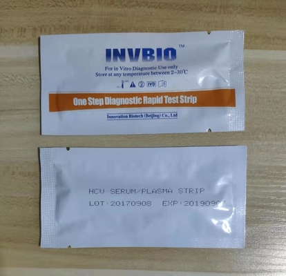 Hepatitis-C-Antikörper-HCV-Teststreifen, Hepatitis-C-Screening-Diagnose, 100 Tests/Box