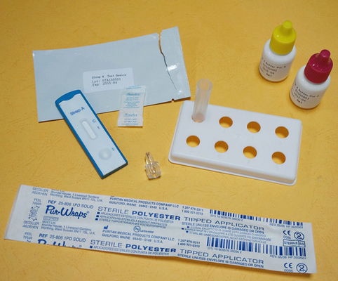 CE-Kennzeichnung Streptococcus Pneumoniae Rapid Strep Test Kit Antigendiagnostik