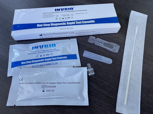 99% Genauigkeit Covid-Antigen-Test-Kit Schnelle Reaktion für Reisende Gesundheitsfachkräfte