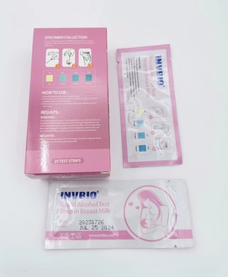 Ein Schritt-Muttermilch-Test-Streifen-Ergebnisse in 2 Minuten 25/Box