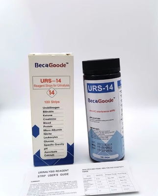 Identifizieren Sie Selbst-Diagnose-14 Parameter-Urinteststreifen zu Hause