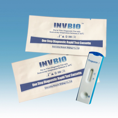 3.00mm Kassetten-Troponin prüfe ich Kit Rapid Test 24 Monate Haltbarkeitsdauer-