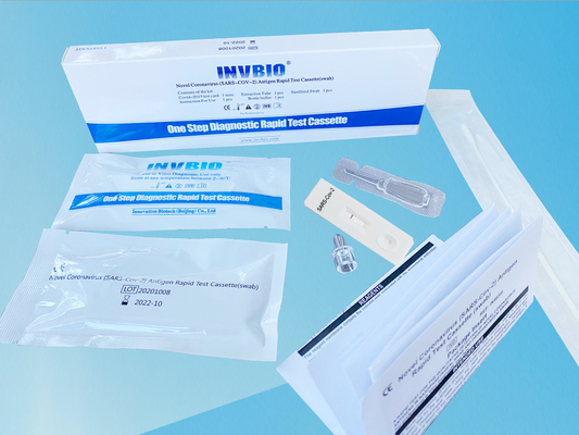 Eine Schritt Covid 19 Antigen-Test-Ausgangs-Kit Saliva Antigen Rapid Test-Kassette AG schnelle