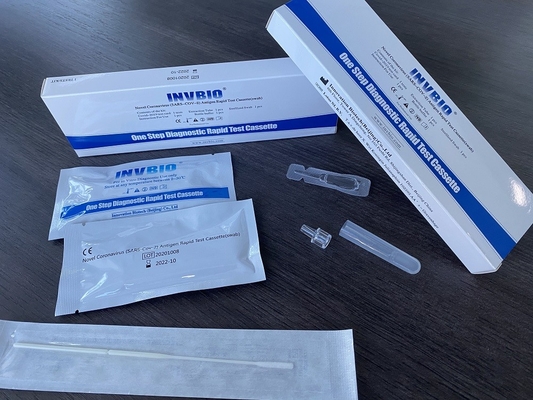 Eine Schritt Covid 19 Antigen-Test-Ausgangs-Kit Saliva Antigen Rapid Test-Kassette AG schnelle