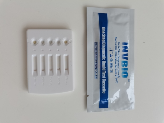 Eine schnelle Platten-Test Stip-Kassette Schritt Hbv der Test-Ausrüstungs-Diagnosereagens-5