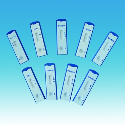 99% Genauigkeit Schnelltestkits für Infektionskrankheiten Vollblut-Tri-Line-HIV-Kassette