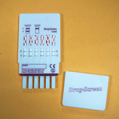 Sofortige genaue schnelle Platte Diagnosetest-Kit Multi Drug Screening Urines 6