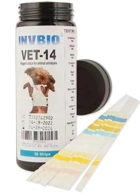 14 Parameter-Harnuntersuchungs-Test-Streifen untersuchen Urin-Glukose-Protein-Tiere