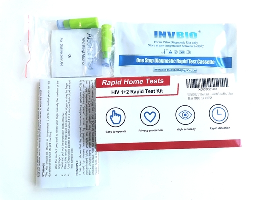 Selbsttest-ISO 13485 schnelle Test-Ausrüstungen Hiv für Hiv-Typ- 1art - 2 zu Hause