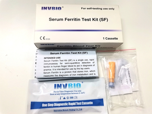 In hohem Grade genaues CER genehmigt Vollblut Ferritin-in der schnellen Test-Ausrüstung