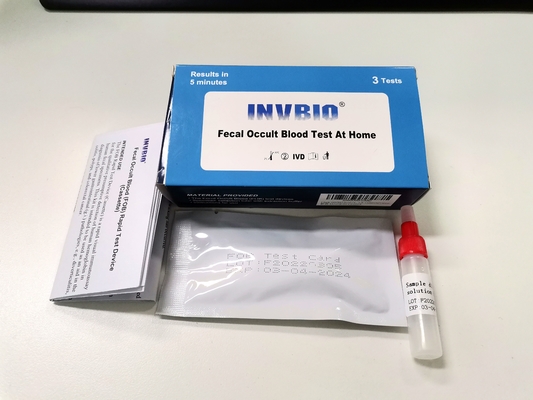 Menschlicher immunologischer Fobt Kit Fecal Occult Blood Test zu Hause