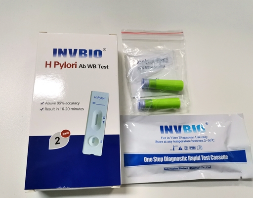 Pförtner-Karten-Infektionskrankheits-schnelle Test-Ausrüstungs-Antigen-Rückstände 25pieces H