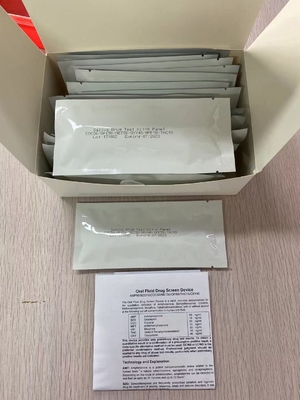 6 multi Platte flüssige FDA-Drogenmissbrauch-Test-mündlichausrüstung Ampere/GETROFFEN/COC/OPI/THC/BZO