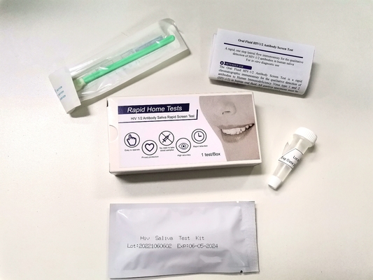 Schneller vertikaler Fluss unterstützt einen Test 2 Kit At Home Schritt Hiv 1