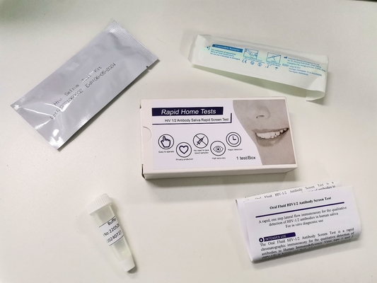 WISCHTEST-Kit Easy To Use Fsc-Zustimmung Hiv 1/2 Mund