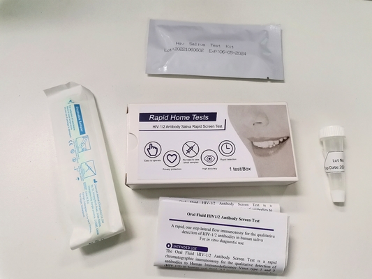 Ein Schritt unterstützt kombinierten Test Hiv Kit Saliva/medizinische mündlichdiagnose
