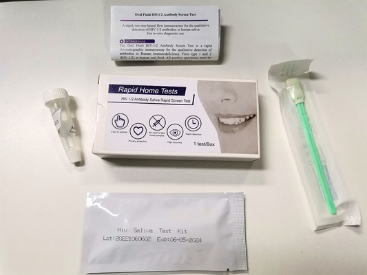 Genauer Schirm-Test-einfacher zu Hause Test Hiv 1&amp;2 schneller ohne den Blut-Speichel mündlich