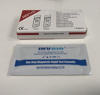 Oem Hiv-Schnelltest-Kits Vollblut-Diagnostik zu Hause verwenden Selbsttest