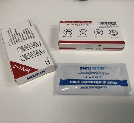 Oem Hiv-Schnelltest-Kits Vollblut-Diagnostik zu Hause verwenden Selbsttest