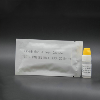 24 Monate Troponin-Test-Kits Ein-Schritt Ck-Mb Kardiomarker Qualitative Detektion