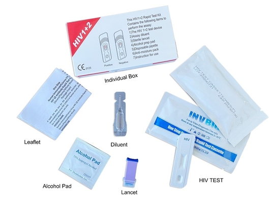 Schneller Finger-Stichel bestimmen Geschlechtskrankheit schnelle Hiv-Blutprobe Kit Ce Iso Certificate
