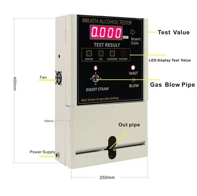 At319 Elektrochemische Led-Atem-Alkohol-Tester-Modul wechselbar