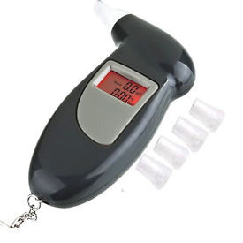 Alkohol Polizeiwagen-Digital Bactrack Breathalyzer-Schlüsselkette mit alkalischer Batterie