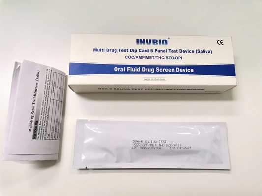 In hohem Grade genauer 6 Platten-flüssiger Drogen-mündlichtest Kit For Private Identify Health