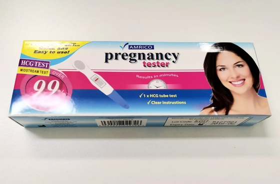 Früher Schwangerschaft Hcg-Mittelstrahl-Schwangerschaftstest Kit High Sensitivity Home Test