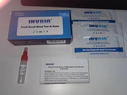 1 Stk. Fobt-Testkit / Tumormarker-Test prüft auf im Stuhl verstecktes Blut