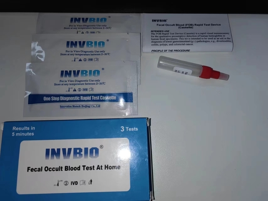 Fäkaler Test Kit Home Use Quick Detection des okkulten Bluts des schnellen Diagnose-Schritt-1pcs eins