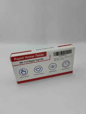 Schneller vertikaler Fluss unterstützt einen Test 2 Kit At Home Quick Detection Schritt Hiv 1