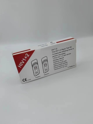 Schneller vertikaler Fluss unterstützt einen Test 2 Kit At Home Quick Detection Schritt Hiv 1