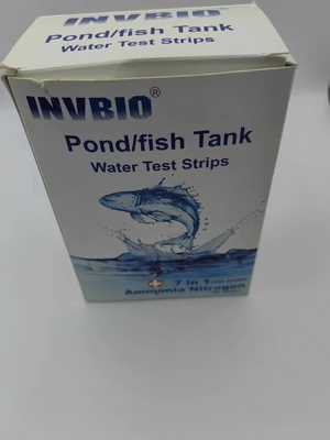 Aquarium-Teich-Aquarium-Wasserqualitätstest-Kit 7-in-1-Streifen 100/Packung