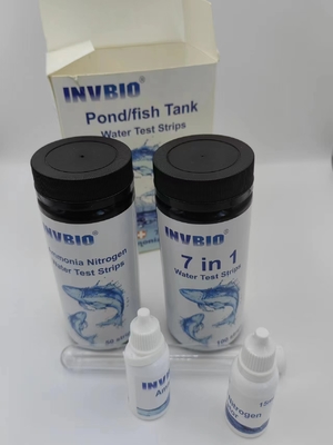 Aquarium-Teich-Aquarium-Wasserqualitätstest-Kit 7-in-1-Streifen 100/Packung