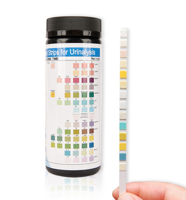 98% Genauigkeit Ph-Reagenzstreifen für die Urinanalyse 3,00 mm Breite