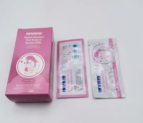 Einfach zu bedienende Muttermilch-Alkohol-Teststreifen 25 Tests pro Packung