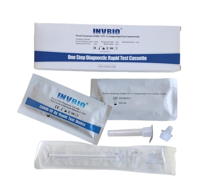 950,6% Empfindlichkeit Zuhause Covid-19 Rapid Self Test Kit Nasopharyngeal Swab mit CE
