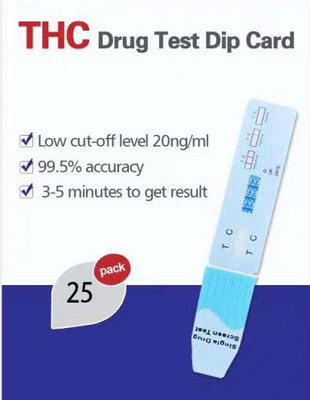 Drogen-Test-Kassetten-quantitative Entdeckung des Marihuana-Hanf-20ng 15Ng THC