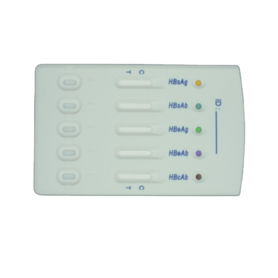 Medizinische IVD-schnelle Diagnosetestausrüstungen HBV Multi-5 Test-Platte