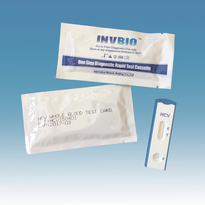Medizinische IVD-schnelle Diagnosetestausrüstungen anti--HCV Test-Karte