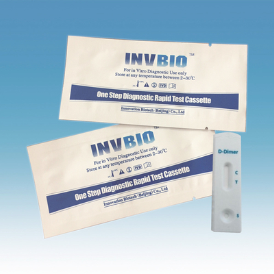 Qualitative Entdeckung der Vollblut-Serum-Plasma-D-Dimer-schnellen Versuchseinrichtungen